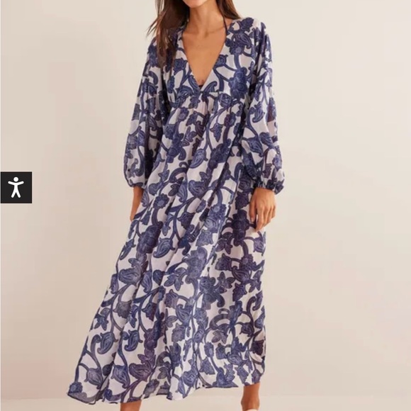 Maxi Empire Beach Kaftan - Picture 2 of 2